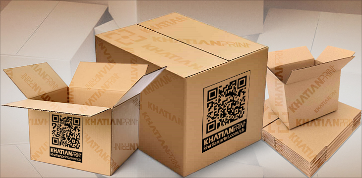 standard general carton box simple common parcel carrier cartons boxes | khatian print