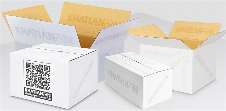 white cartons boxes colorless glossy product packaging box gift carton | khatian print