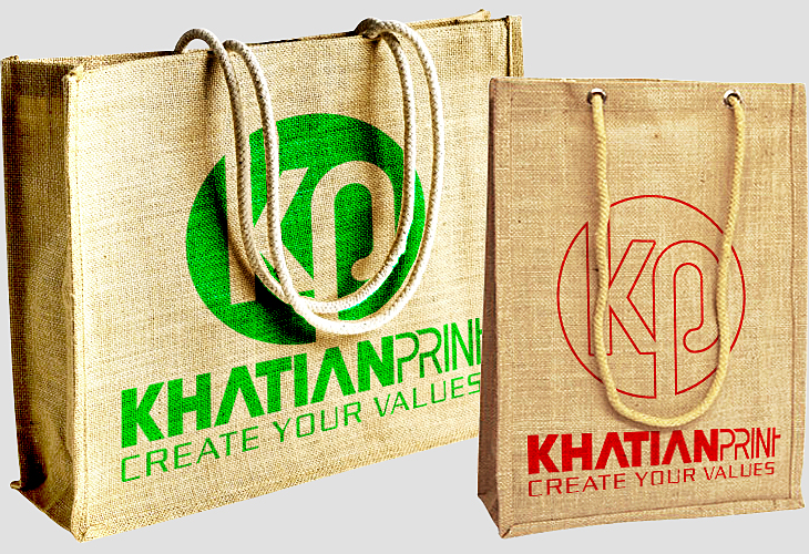 jute hessian tote shopping bags color burlap sackcloth buyer sac handbag | khatian print