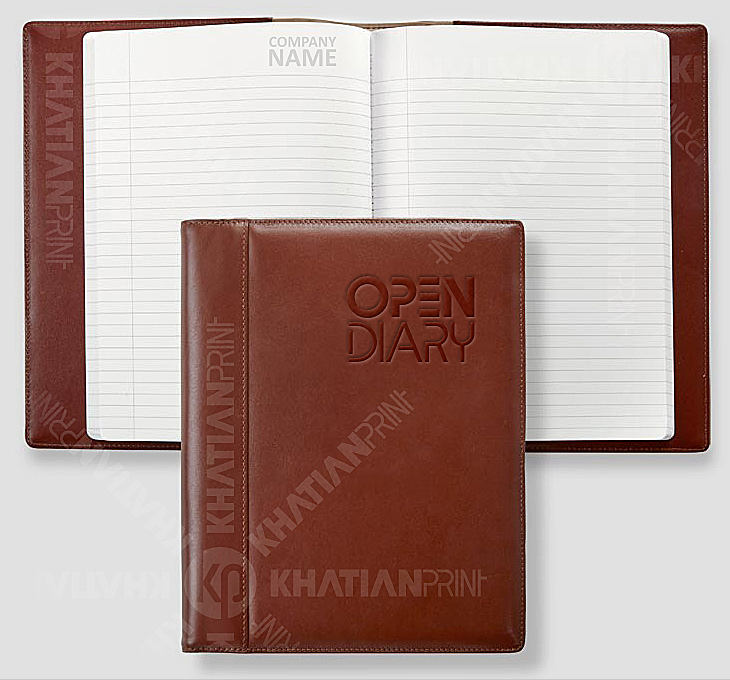 simple general open diary small medium large daybook gift memoir book | khatian print