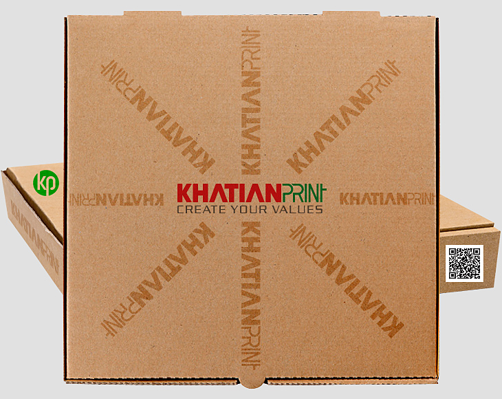 natural colour pizza box new blank plain pitza wrap packet loose piza pack | khatian print