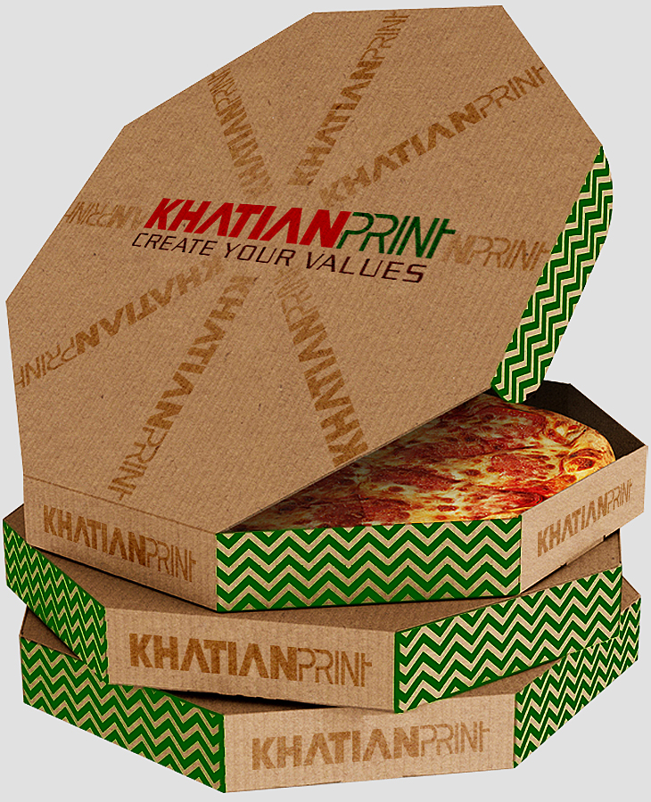 round shape fancy pizza box pitza supply circled packet piza parcel packs | khatian print