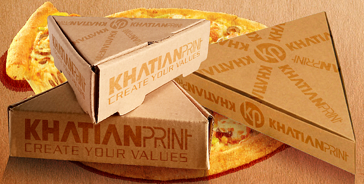 slice pizza box small piece mini strip pitza packet tiny triangle piza boxes | khatian print