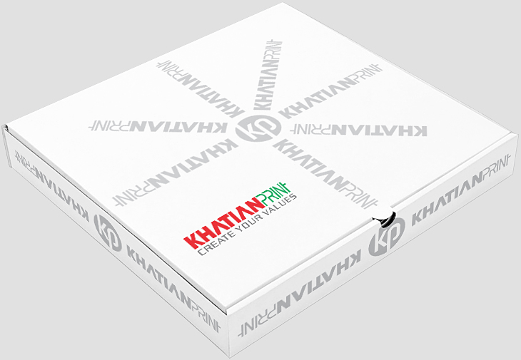 cardboard colorless pizza boxes offset pitza case fresh parcel piza packs | khatian print