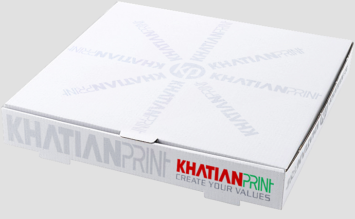 pizza takeout white cartons blank pitza kartons piza parcel carton packs | khatian print
