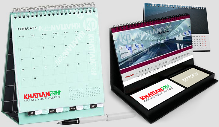 table calendars general regular small medium large desk desktop calendar | khatian print